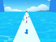 Permainan Stickman mengumpul lari  talian