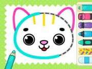 Permainan Buku Pewarna: Kucing Saya  talian