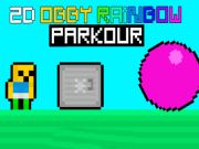 Permainan 2d Obby Rainbow Parkour  talian