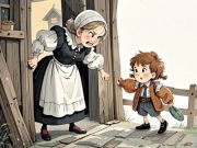 Permainan Cari perbezaan: Hansel dan Gretel  talian