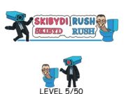 Permainan Skibydi Rush  talian