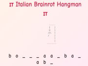 Permainan Hangman Brainrot Itali!  talian
