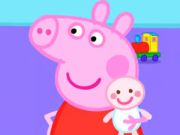 Permainan Teka -teki jigsaw: babi peppa babi baru  talian