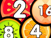 Permainan Gabungkan Bola Penembak 2048 Sambungkan Buah  talian