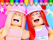 Permainan Buku Mewarna: Roblox Bestie  talian