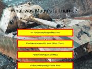 Permainan Kuiz Tank: Maus  talian