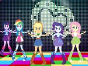 Permainan Gadis Equestria Pony kecil saya jatuh tarian rasmi talian