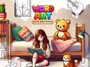 Permainan Art Word: Teka -teki Buku Warna talian