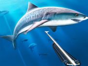 Permainan Memburu spearfishing bawah air talian