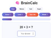 Permainan Braincalc talian