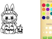 Permainan Halloween Labubu Coloring & Drawing Game talian