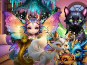 Permainan Famille Misteries Enchanted Bestiary talian