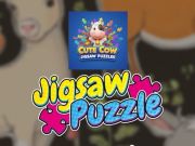 Permainan Teka-teki jigsaw lembu comel talian