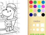 Permainan Buku mewarna rakan yang selesa untuk kanak-kanak talian