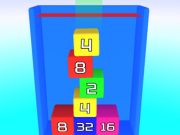 Permainan 2048 3d: gabungan kiub talian