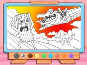 Permainan Buku Pewarna: Bombardino Crocodilo talian