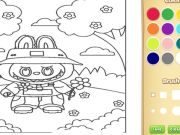 Permainan Buku pewarna labubu comel untuk kanak-kanak talian