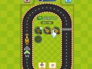 Permainan Idle menggabungkan kereta dan perlumbaan talian