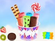 Permainan Cone Roll Ice Cream DIY talian