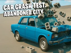 Permainan Car Crash Test Abandoned City talian