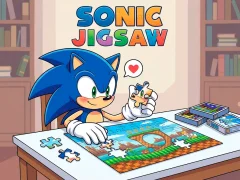 Permainan Sonic Jigsaw talian