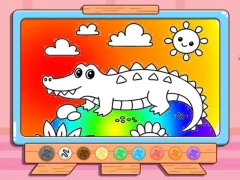 Permainan Coloring Book: Crocodile talian
