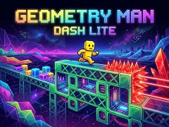 Permainan Geometry Man Dash Lite talian