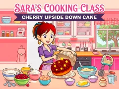 Permainan Sara’s Cooking Class: Cherry Upside Down Cake talian