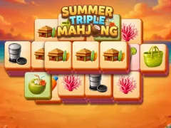 Permainan Summer Triple Mahjong talian