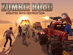 Permainan Zombie Road: Shooter with Destruction talian