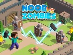 Permainan Noob vs Zombies talian