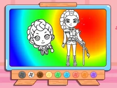 Permainan Coloring Book: Kpop Rumi talian