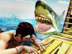 Permainan Raft Angry Shark Hunting talian