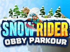 Permainan Snow Rider Obby Parkour talian