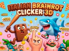 Permainan Italian Brainrot Clicker 3D talian