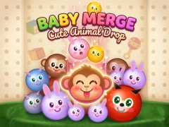 Permainan Baby Merge Cute animal drop talian