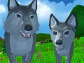 Permainan Wolf simulator wild animals talian