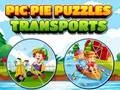 Permainan Pic Pie Puzzles Transports talian