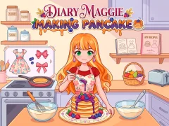 Permainan Diary Maggie Making Pancake talian