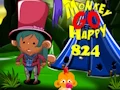 Permainan Monkey Go Happy Stage 824 talian