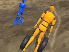 Permainan Ragdoll Racing: Extreme Downhill talian