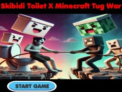 Permainan Skibidi Toilet X Minecraft Tug War talian
