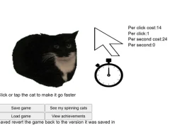 Permainan Spinning Cat Clicker talian