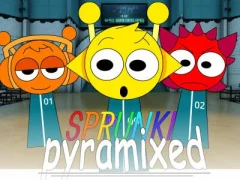 Permainan Sprunki Pyramixed: Squid Game talian