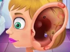 Permainan Children's Doctor Treating Ears talian
