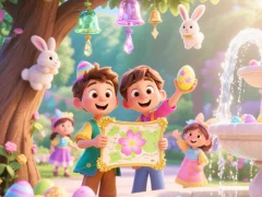 Permainan Find The Differences: Easter Egg Hunt talian