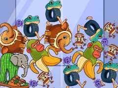Permainan Italian Brainrot: Animals Merge Puzzle talian