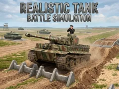 Permainan Realistic Tank Battle Simulation talian