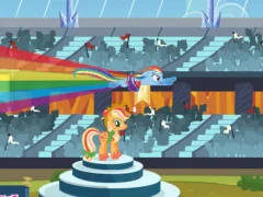 Permainan My Little Pony Rainbow Power Equestria Dash talian