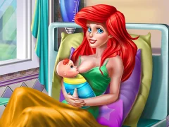 Permainan Princess Mermaid Mommy Birth talian